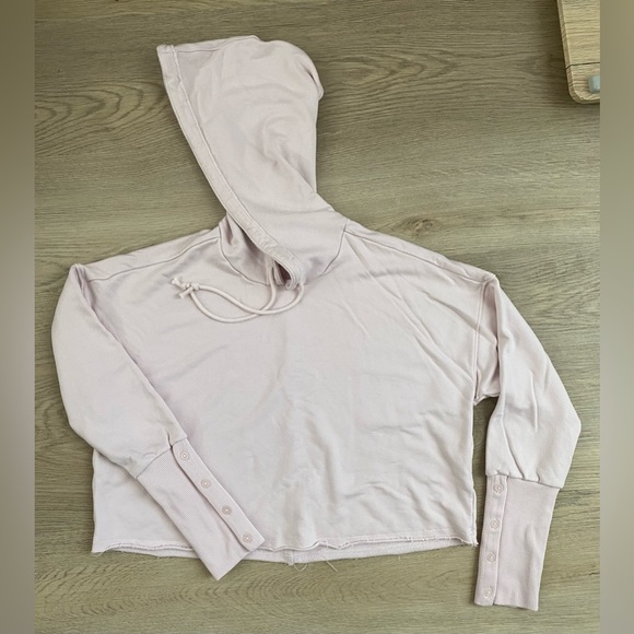 Nike Dri-Fit Cropped Hooded Sweatshirt - Picture 1 of 3
